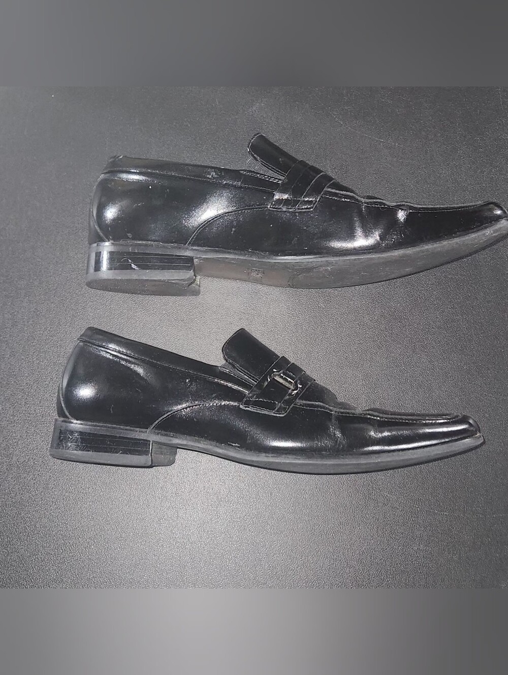 Black Leather Stacy Adams Size 9.5